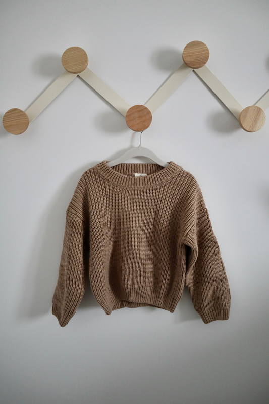 Chunky Knit Sweater | Pecan