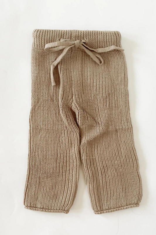 Chunky Knit Pants | Pecan