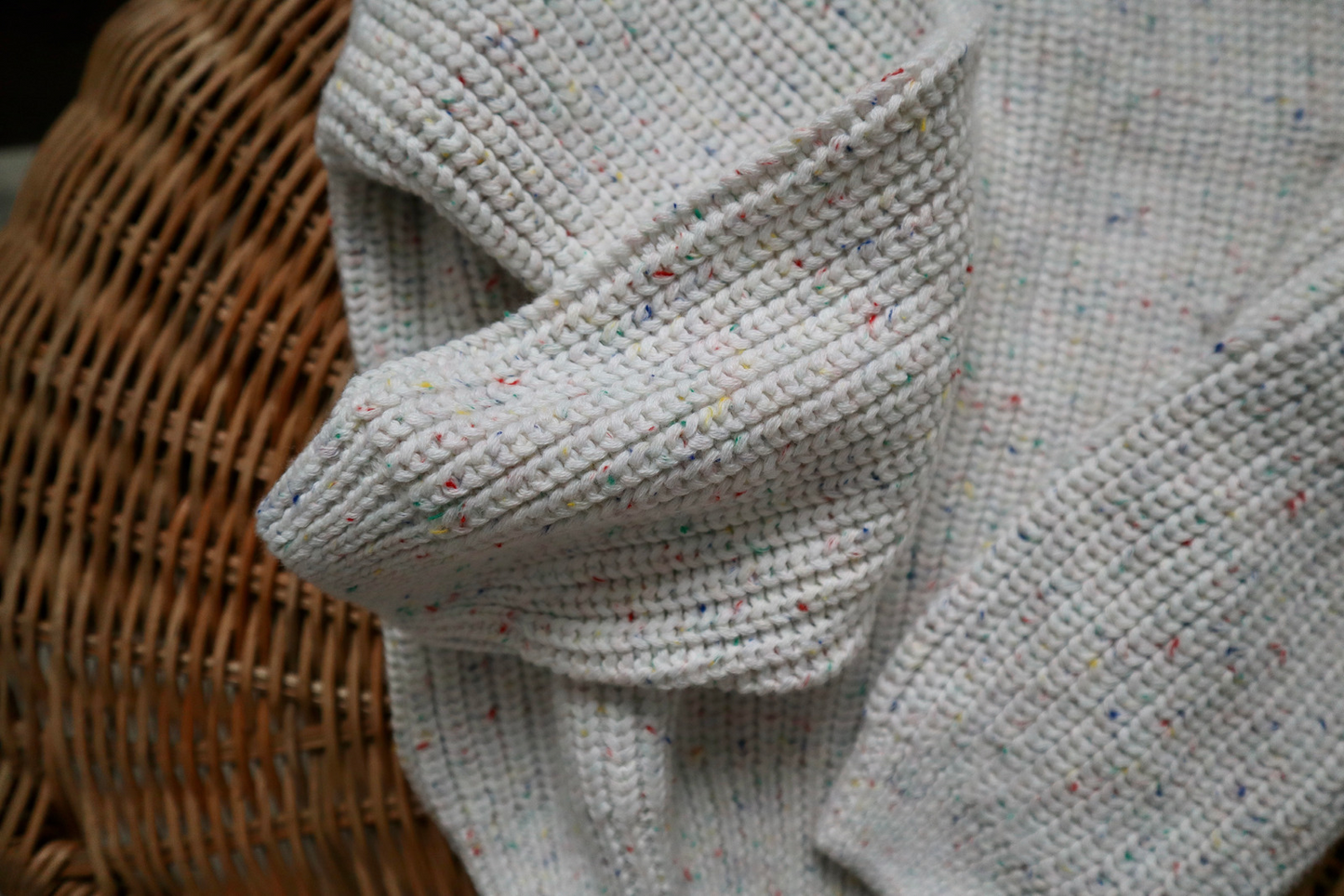Chunky Knit Sweater | Speckled Ivory