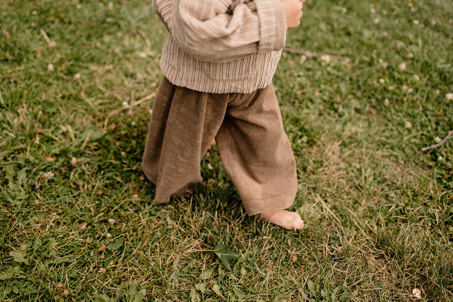 The Wide Leg Terry Trouser