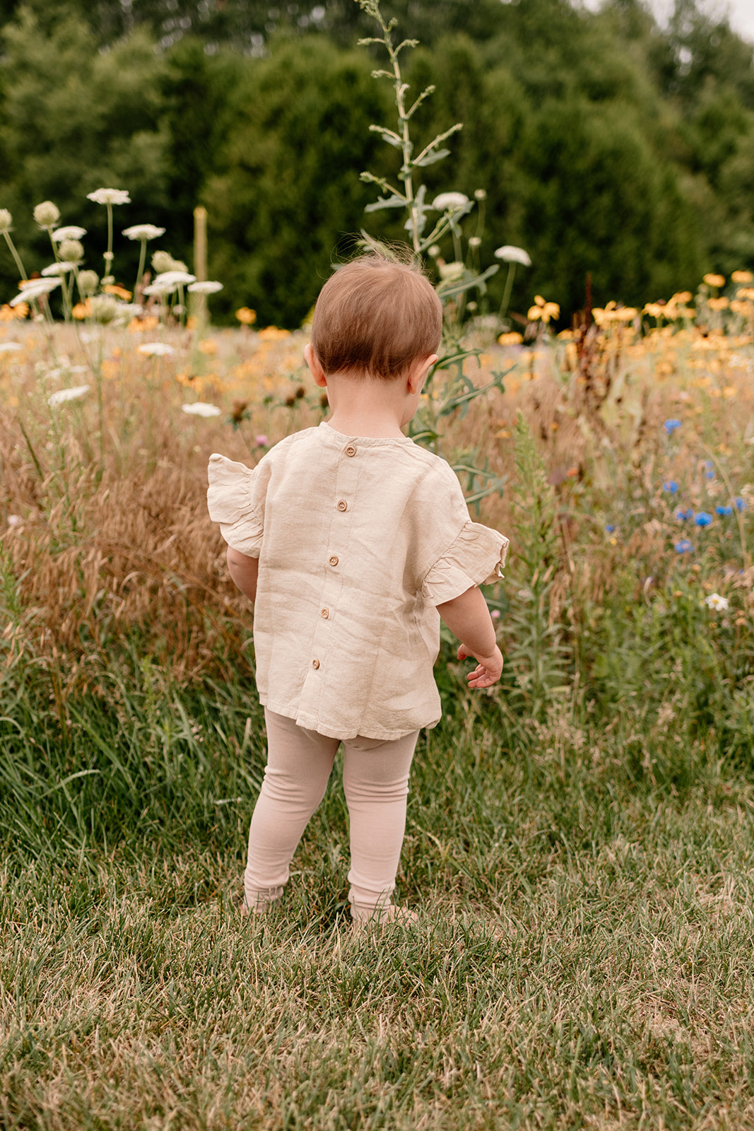 The Frill Linen Top