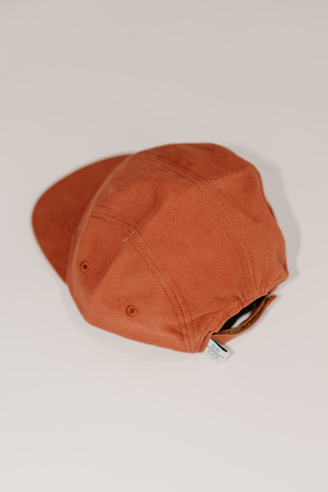 Cotton Five-Panel Hat | Rust